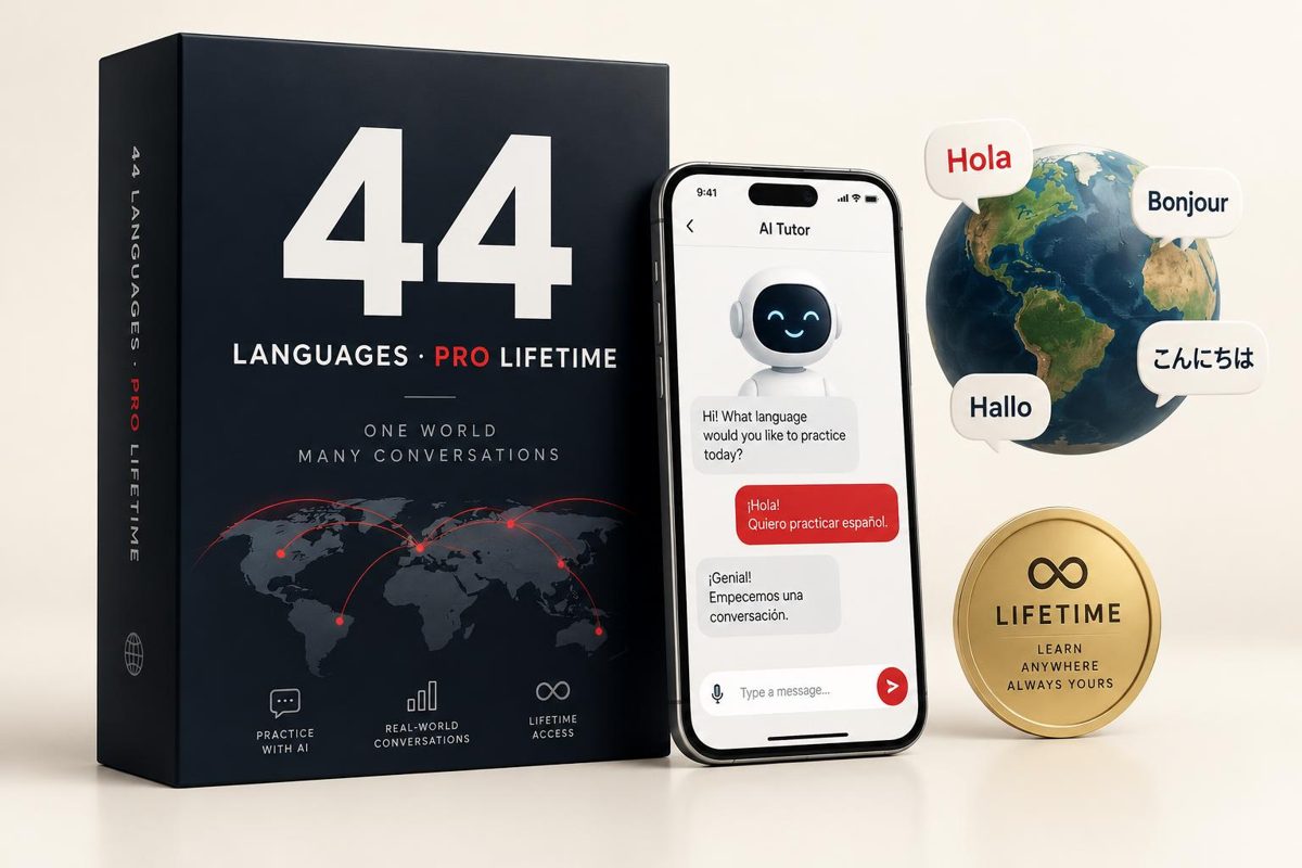 Pro Lifetime: 44 languages with AI tutor and lifetime access